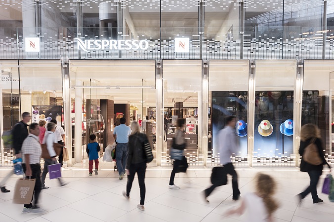 The Nespresso store at the CNIT